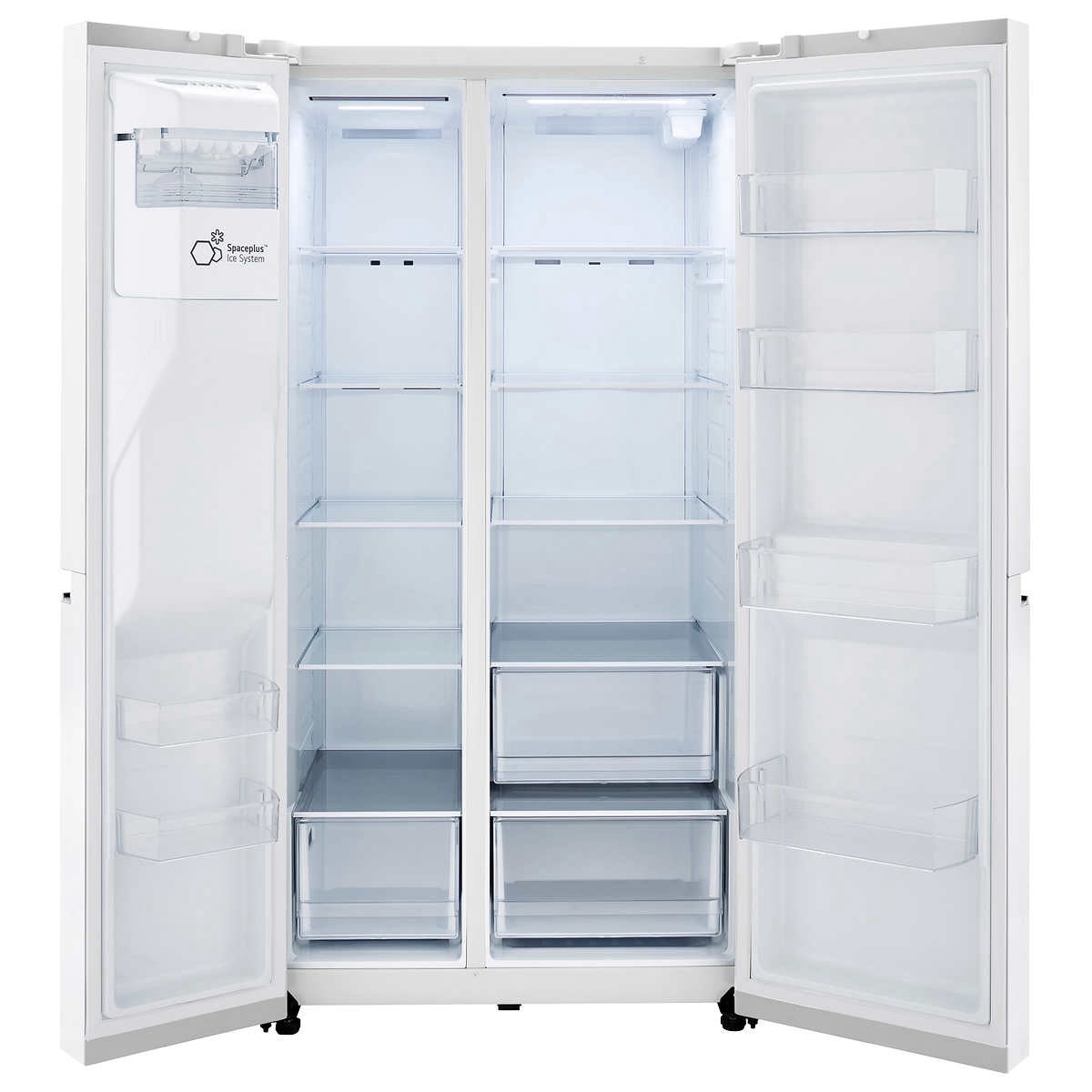 LG 27 cu.ft. Side by Side Refrigerator with Smooth Touch Ice Dispenser