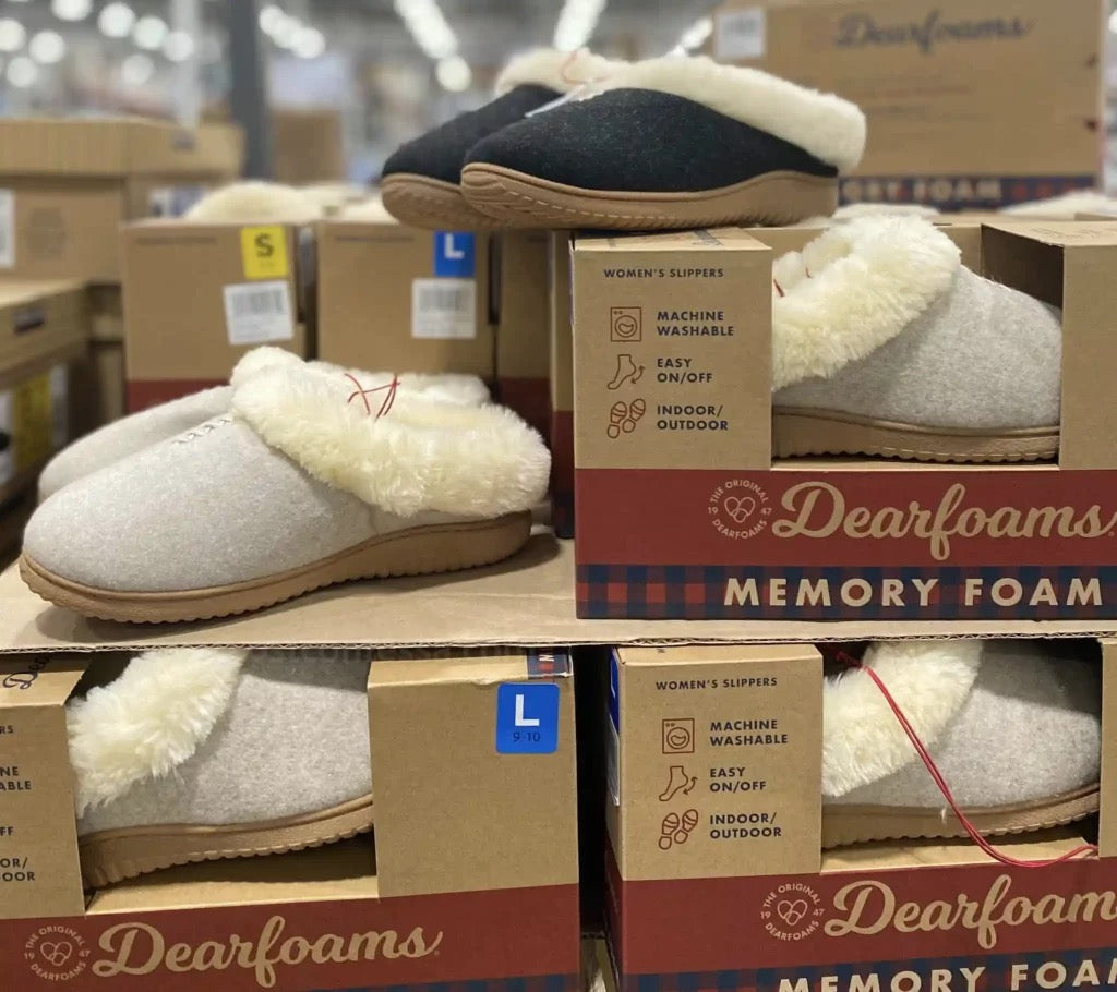 Dearfoams Woman Indoor/Outdoor Breathable Memory Foam Clog Slippers
