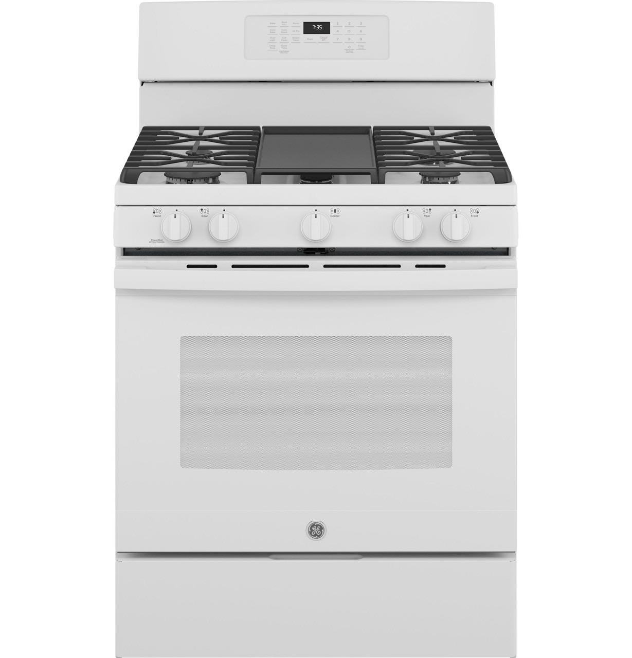 GE® 30" Free-Standing Gas Convection Range with No Preheat Air Fry
