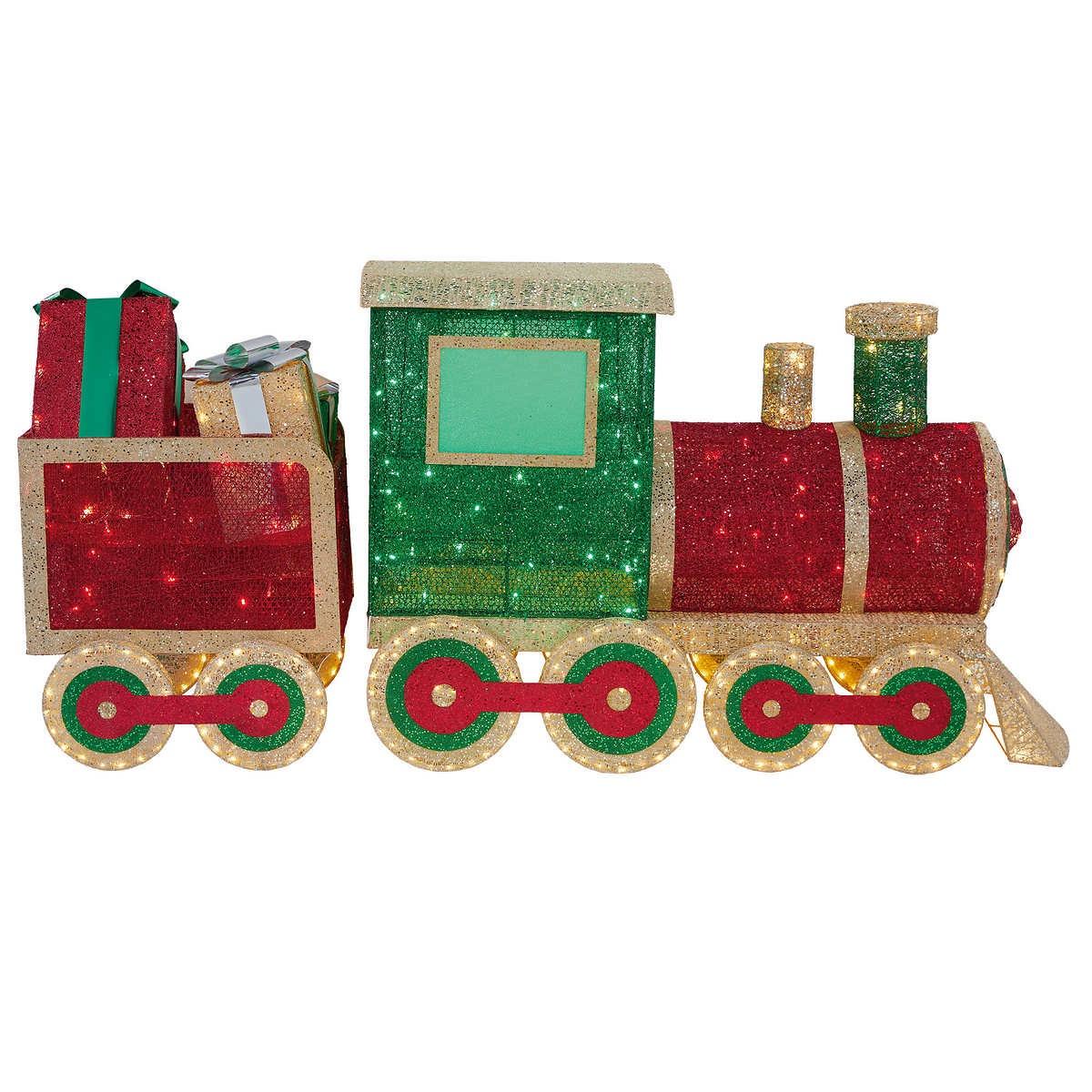 Christmas Train with LED Lights
