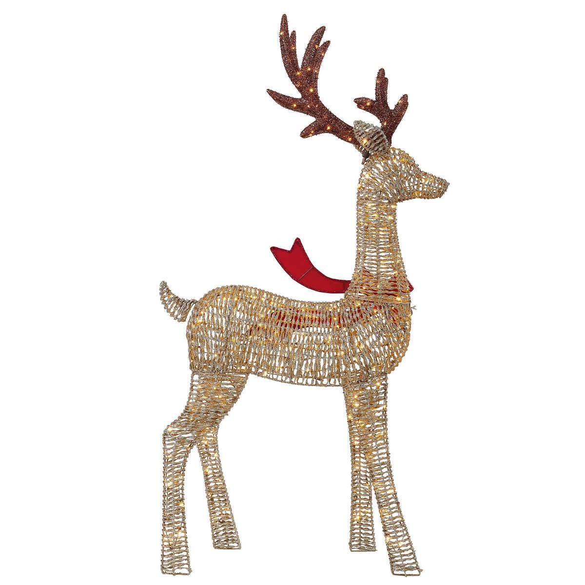 Set of 3 LED Deer Family