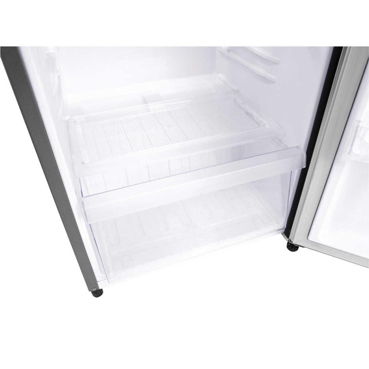 LG 6.0 cu. ft. Single Door Refrigerator with Inverter Compressor and Pocket Handle in Platinum Silver