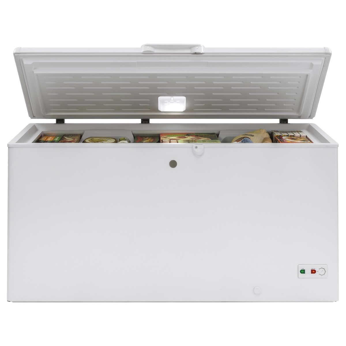 GE 15.7 cu. ft. Chest Freezer with 2 Bulk Slide-Out Baskets and Garage Ready