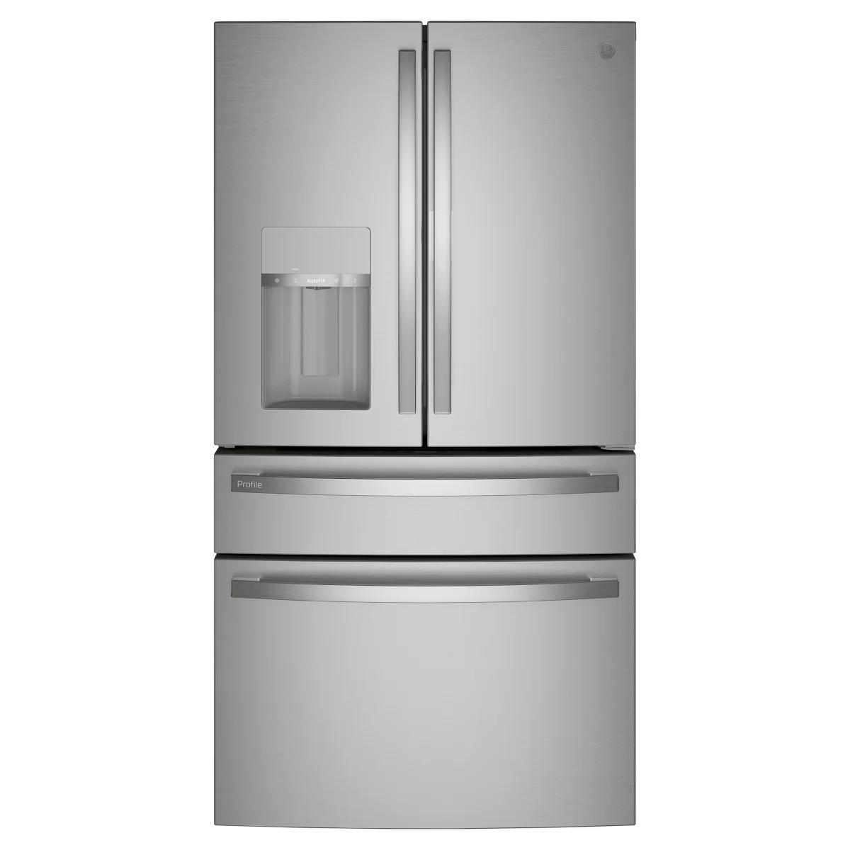 GE Profile 27.9 cu. ft. Smart Fingerprint Resistant 4-Door French Door Refrigerator