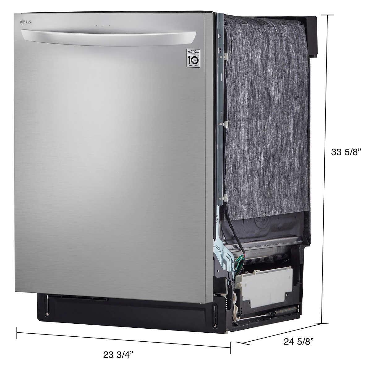LG Top Control Wi-Fi Enabled Dishwasher with PrintProof and LED Tub Light