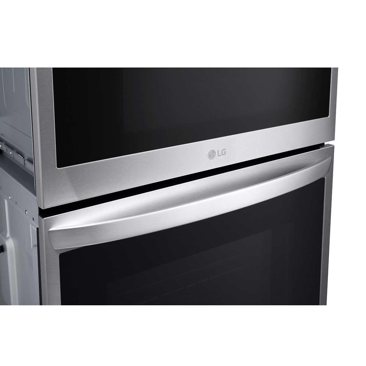 LG 6.4 cu. ft. Smart Combination Wall Oven with InstaView, True Convection, Air Fry, and Steam Sous Vide