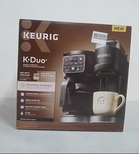 Keurig K-Duo Hot & Iced Single Serve & Carafe Coffee Maker, MultiStream Technology, 72oz Reservoir (Gen 2)