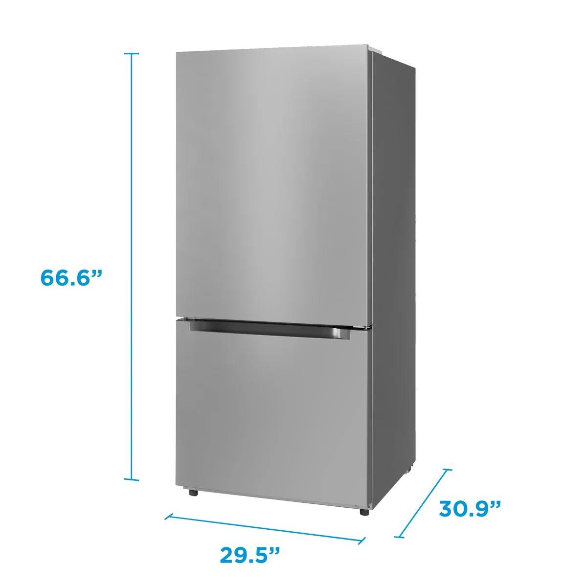 Midea 18.7 cu. ft. Bottom Mount Freezer Refrigerator