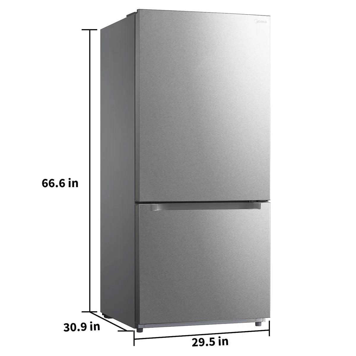 Midea 18.7 cu. ft. Bottom Mount Freezer Refrigerator