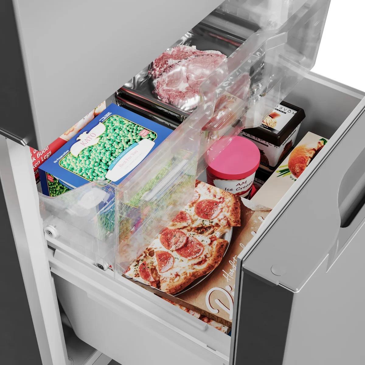 Midea 18.7 cu. ft. Bottom Mount Freezer Refrigerator