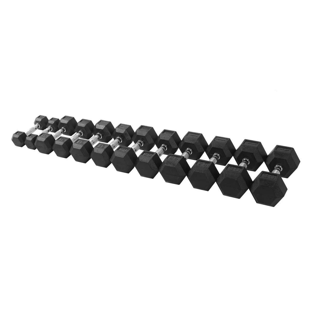 Inspire Fitness 95.2 kg (210 lb.) Dumbbell Set with Stand