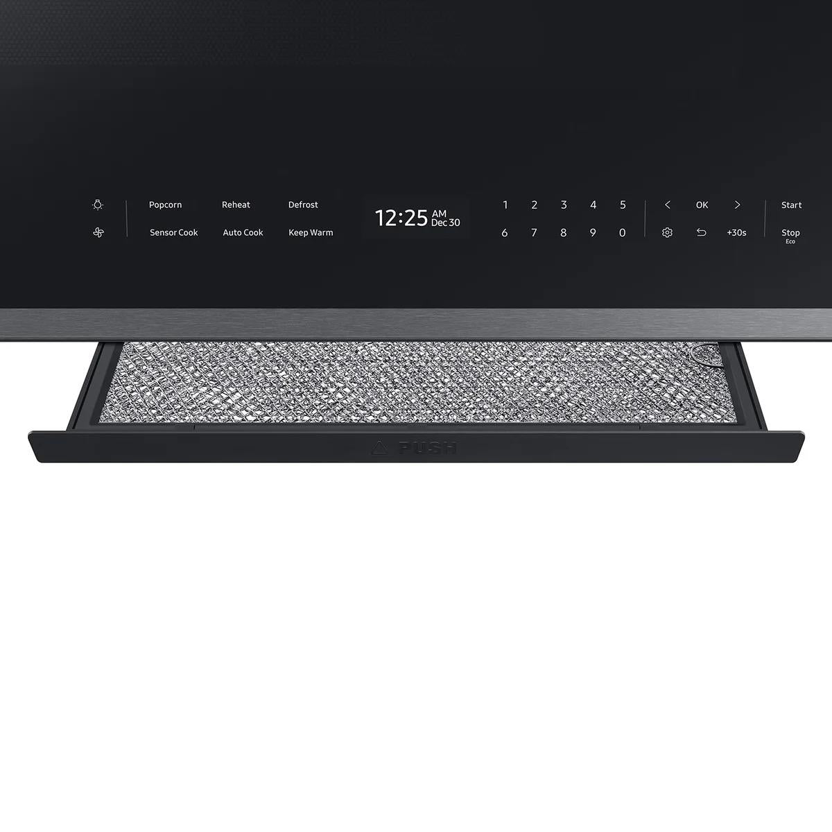 Samsung Bespoke Smart 2.1 cu. ft. Over-the-Range Microwave with Wi-Fi & LCD Display