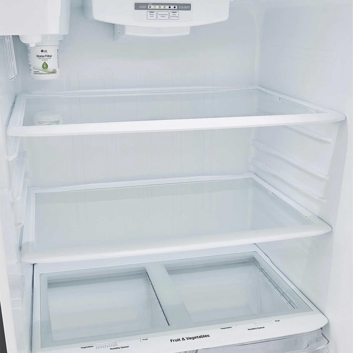 LG 23.8 cu. ft. Top Mount Refrigerator with Internal Water Dispenser
