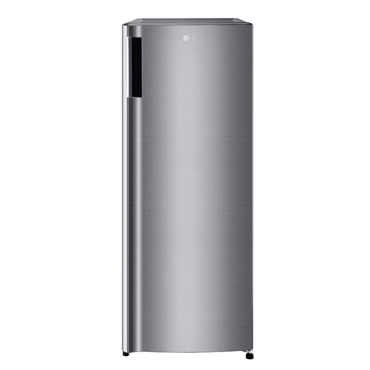LG 6.0 cu. ft. Single Door Refrigerator with Inverter Compressor and Pocket Handle in Platinum Silver