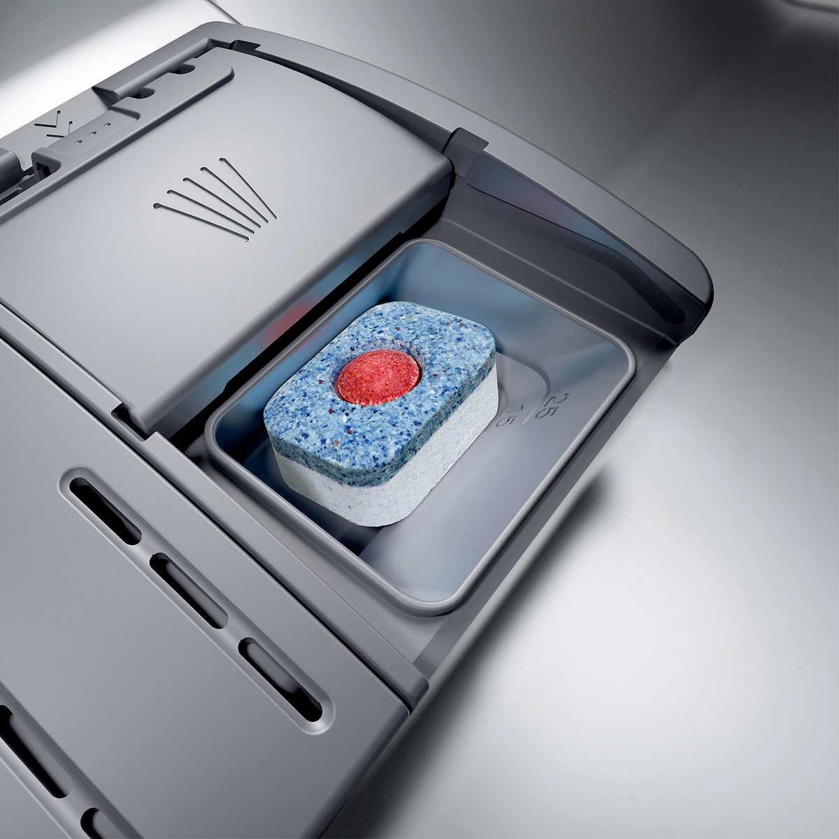 Bosch 300 Series Front Control Pocket Handle Dishwasher, Stainless Steel Tub, Removable 3rd Rack, 46 dBa