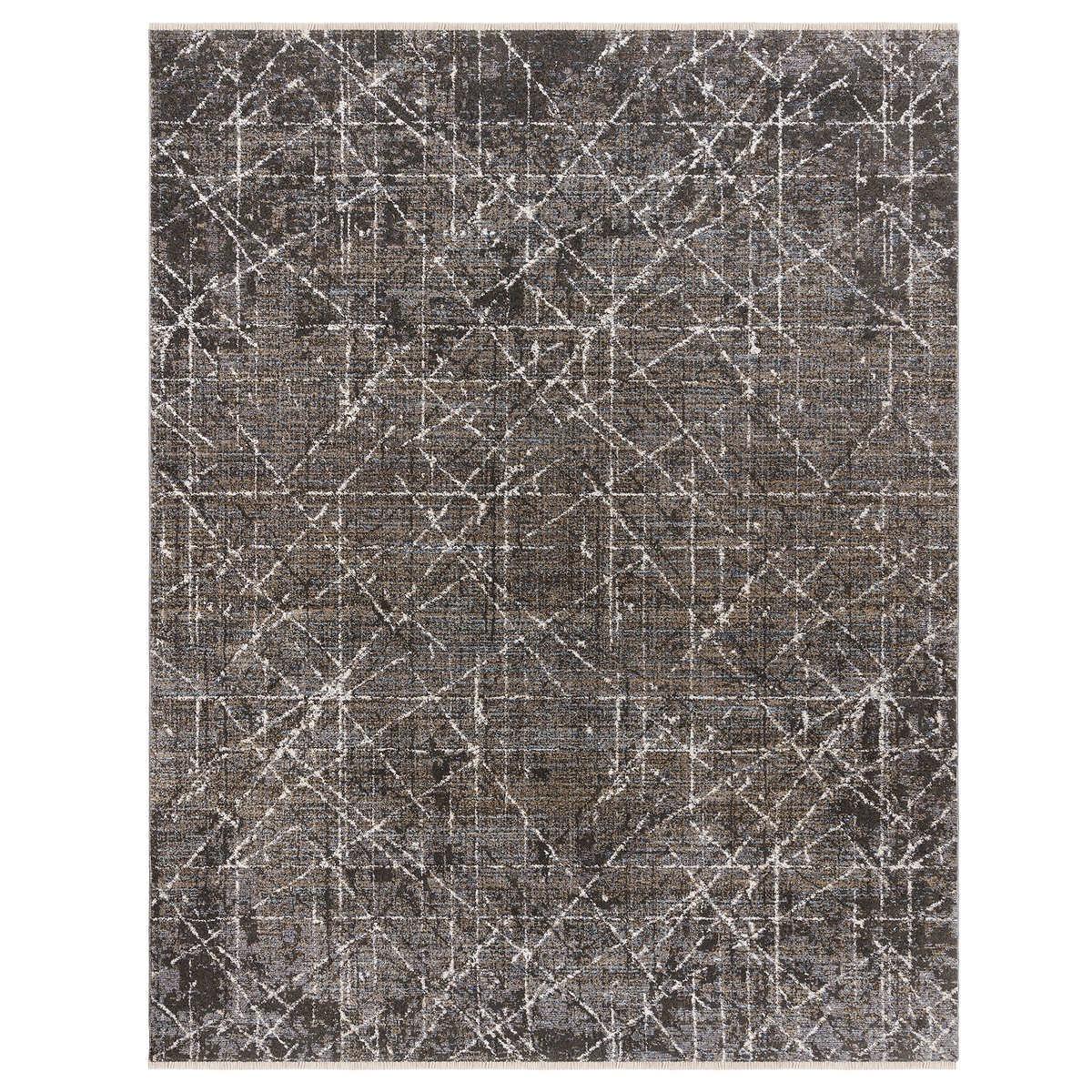 Athens Rug Collection, Brice Charcoal Rug Size: 5 ft. 3 in. x 7 ft.