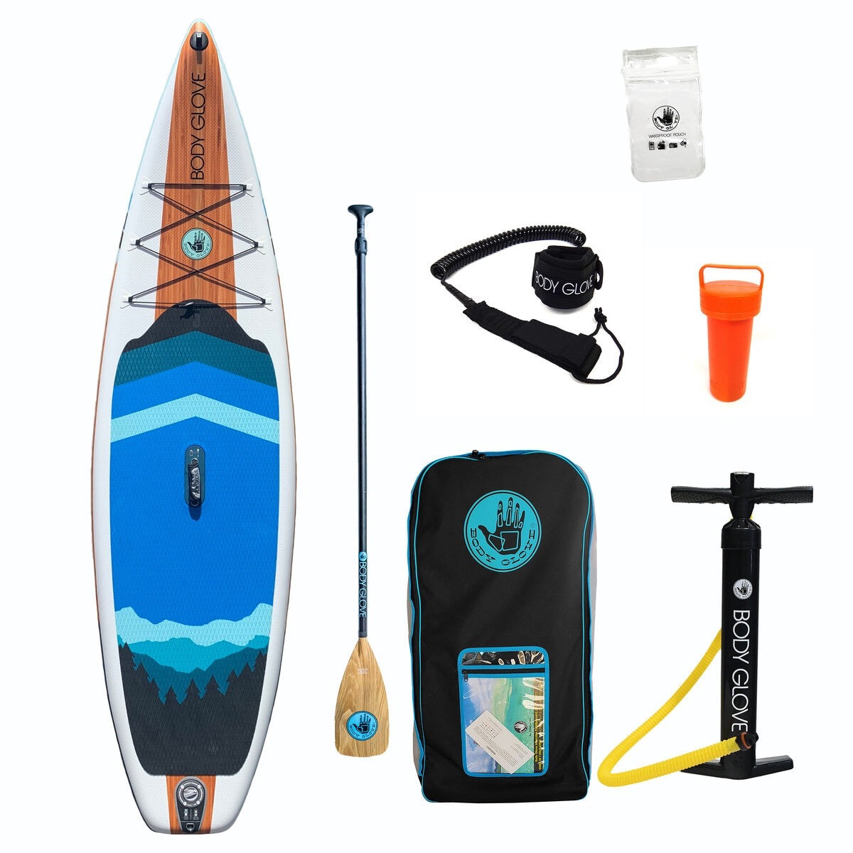 Body Glove Performer 11' Inflatable Stand Up Paddle Board Package