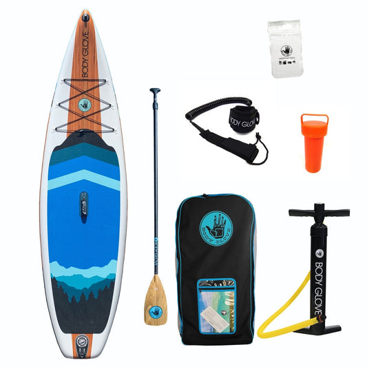 Body Glove Performer 11' Inflatable Stand Up Paddle Board Package