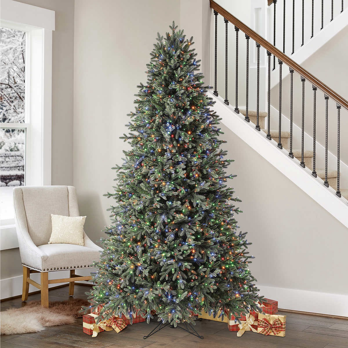 7.5' Pre-Lit Radiant Micro LED Artificial Christmas Tree