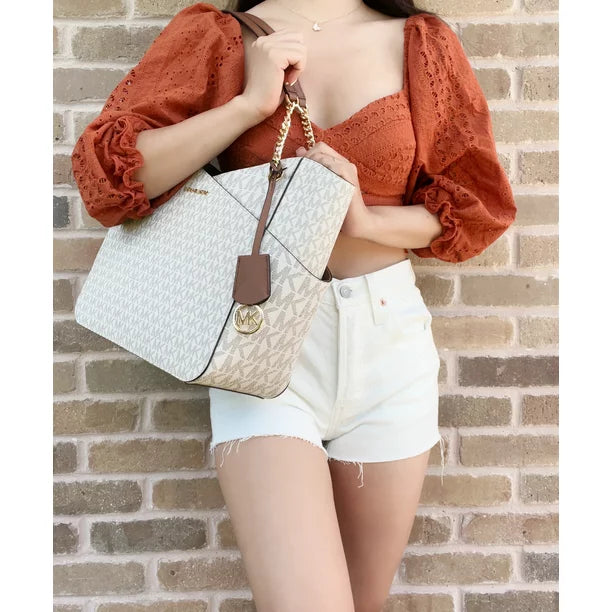 MICHAEL KORS Jet Set Large Logo Shoulder Bag