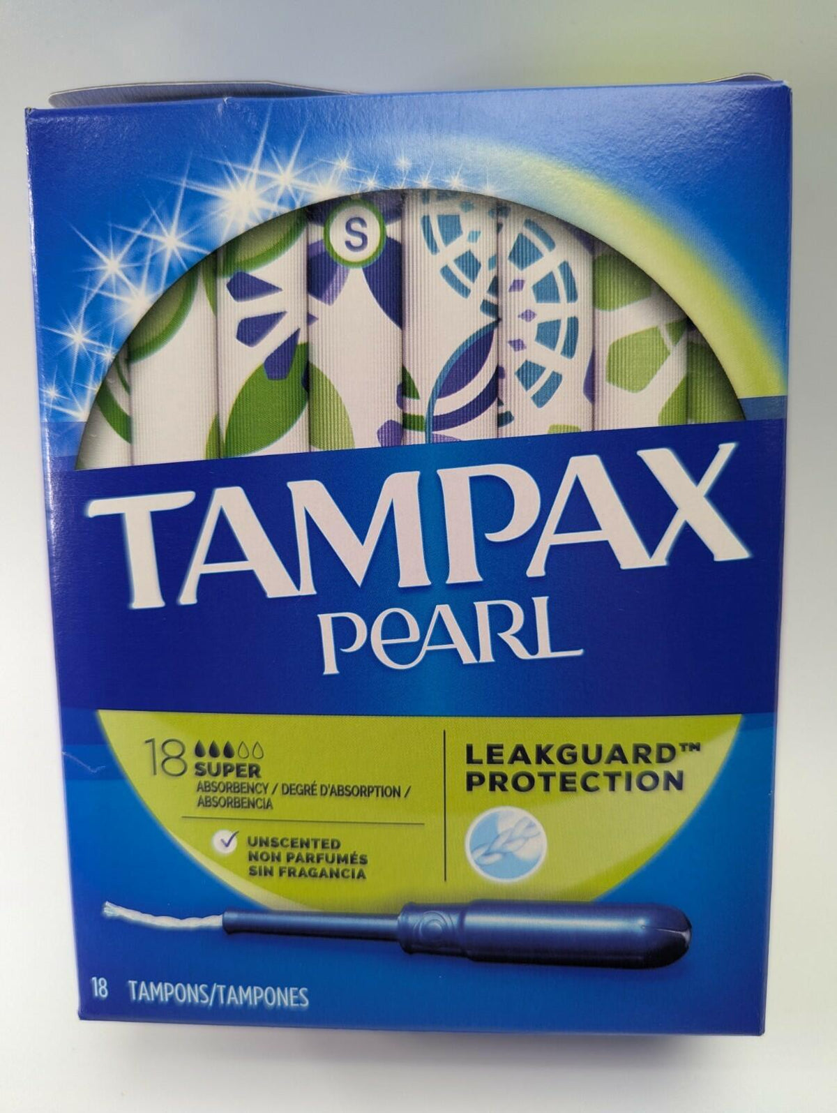 Tampax Pearl Super, 18 Tampons