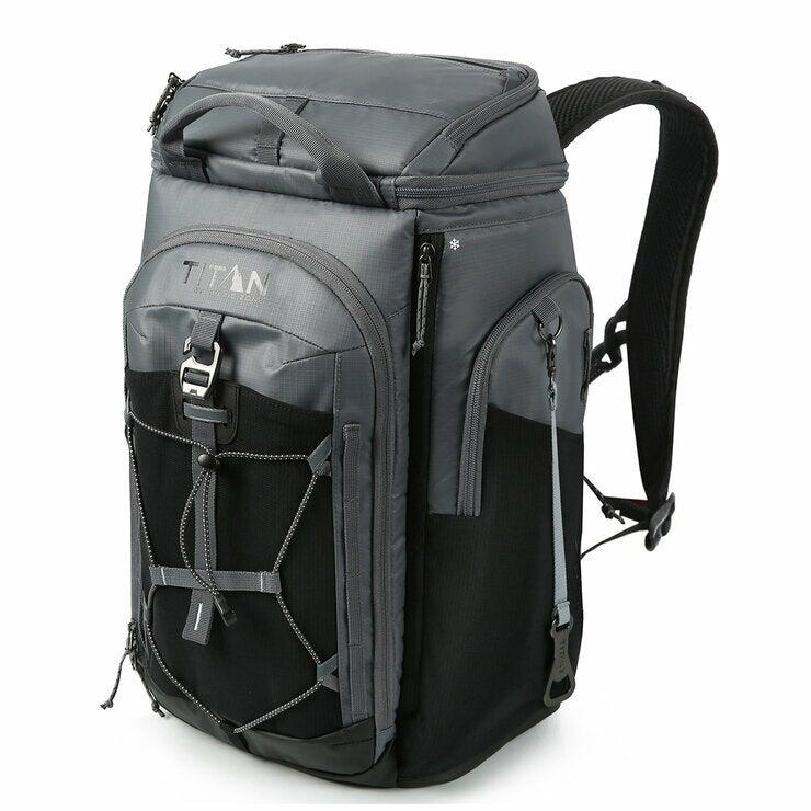 Titan 26 Can Backpack Cooler, Gray