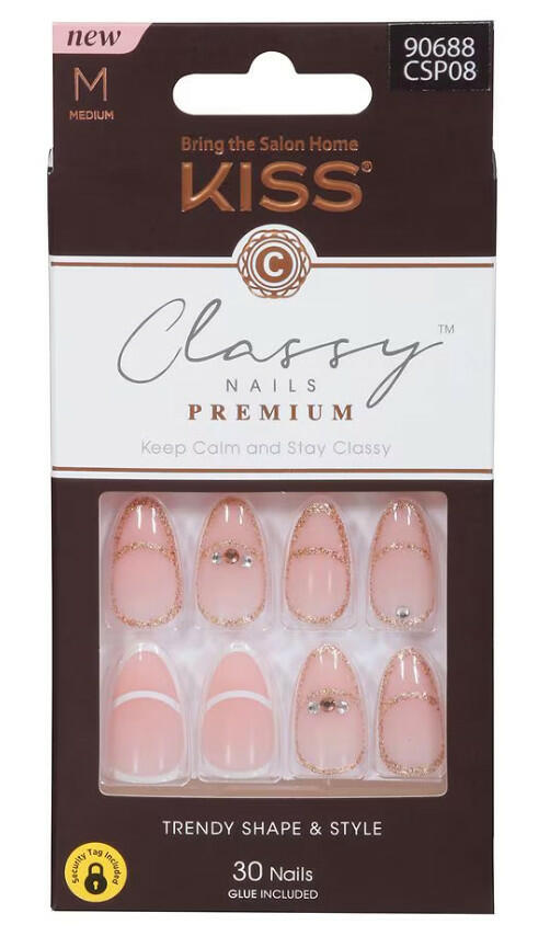 KISS Premium Classy Nails - Over the Moon
