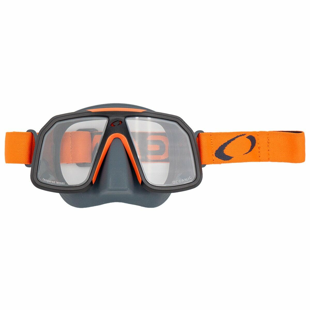 Oceanic Adult Snorkeling Set, S/M, Grey