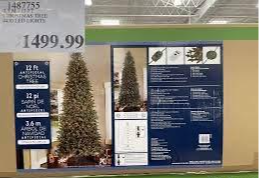 12ft Pre-Lit Radiant Micro LED Artificial Christmas Tree, 4,430 color-changing Radiant Micro LED lights