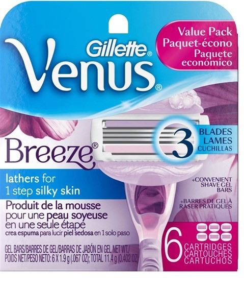 Gillette Venus Breeze Refill Cartridges-6 count