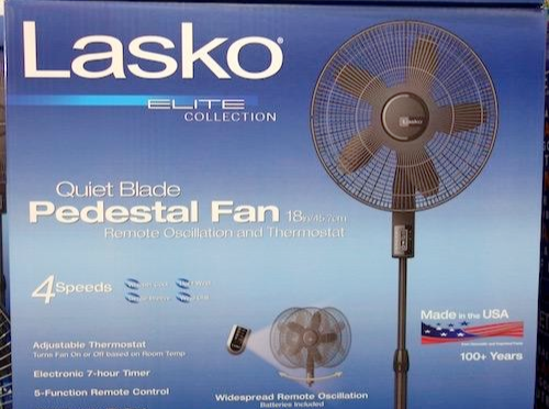 Lasko Quiet Blade Pedestal Fan