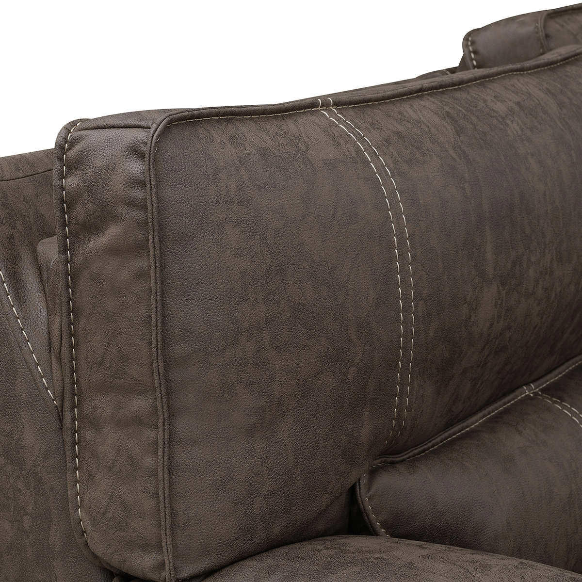 Brower Fabric Power Reclining Sectional with Power Headrest