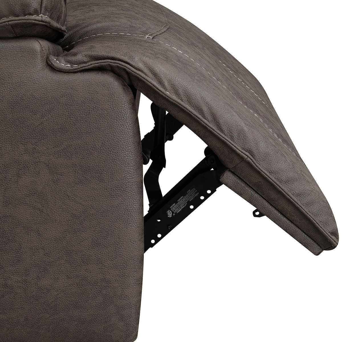 Brower Fabric Power Reclining Sectional with Power Headrest