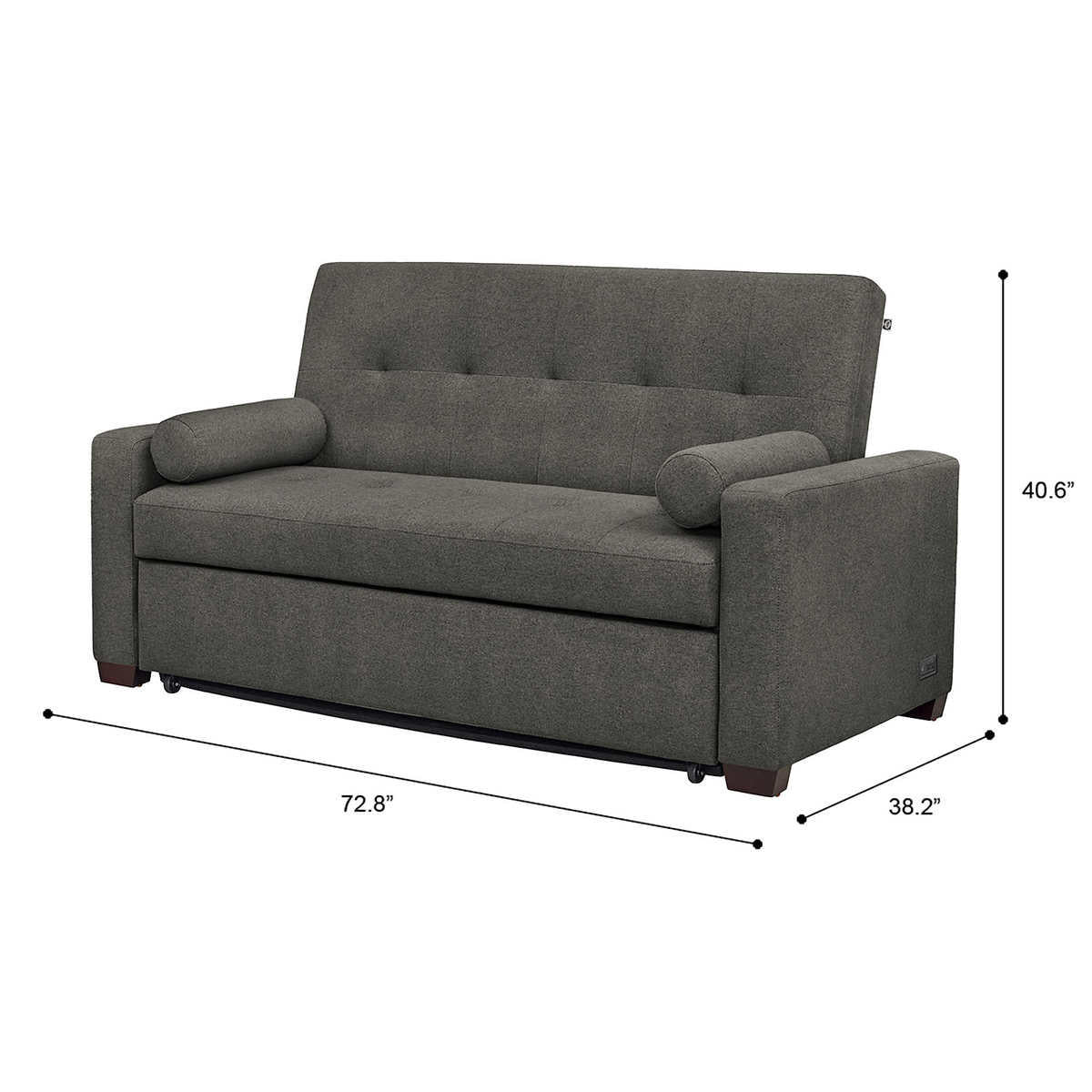 Sealy Meghan Queen Size Sleeper Sofa Gray