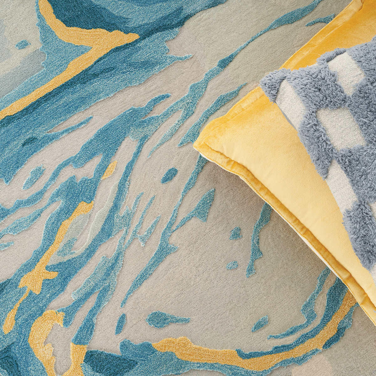 Kroma Area Rug, Ocean Breeze Rug Size: 7 ft. 9 in. x 9 ft. 9 in.