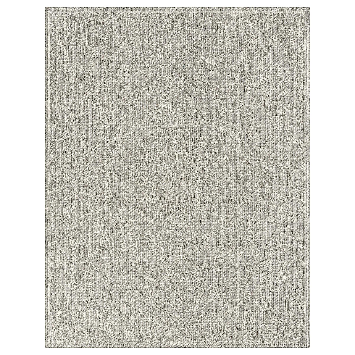 Nautica Bridgeport Medallion Grey Indoor/Outdoor Area Rug Rug Size: 7 ft. 10 in. x 10 ft.