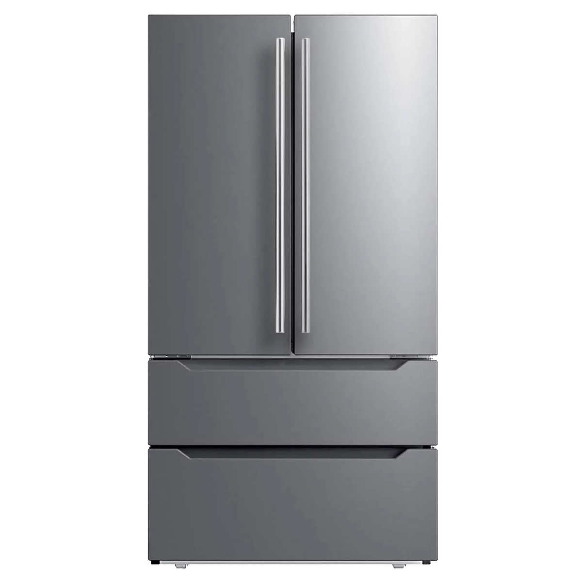 Midea 22.5 cu. ft. French 4-Door Refrigerator in Stainless Steel