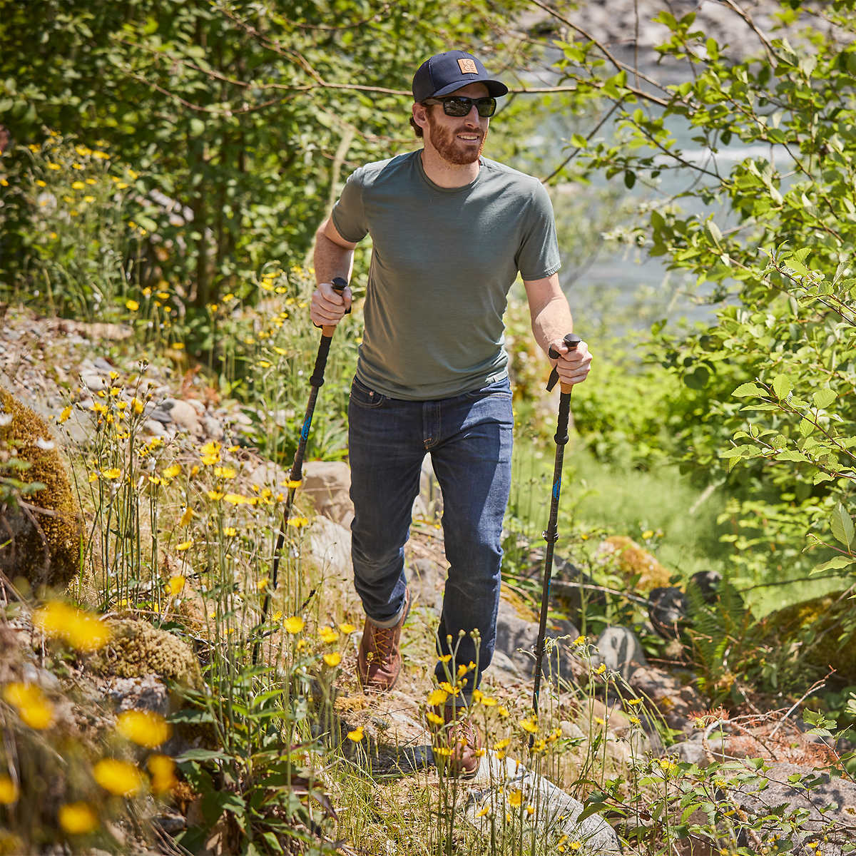 Cascade Mountain Tech Carbon Fiber Trekking Poles