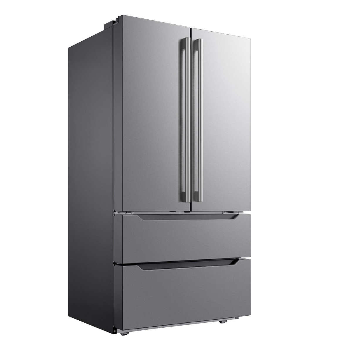 Midea 22.5 cu. ft. French 4-Door Refrigerator in Stainless Steel