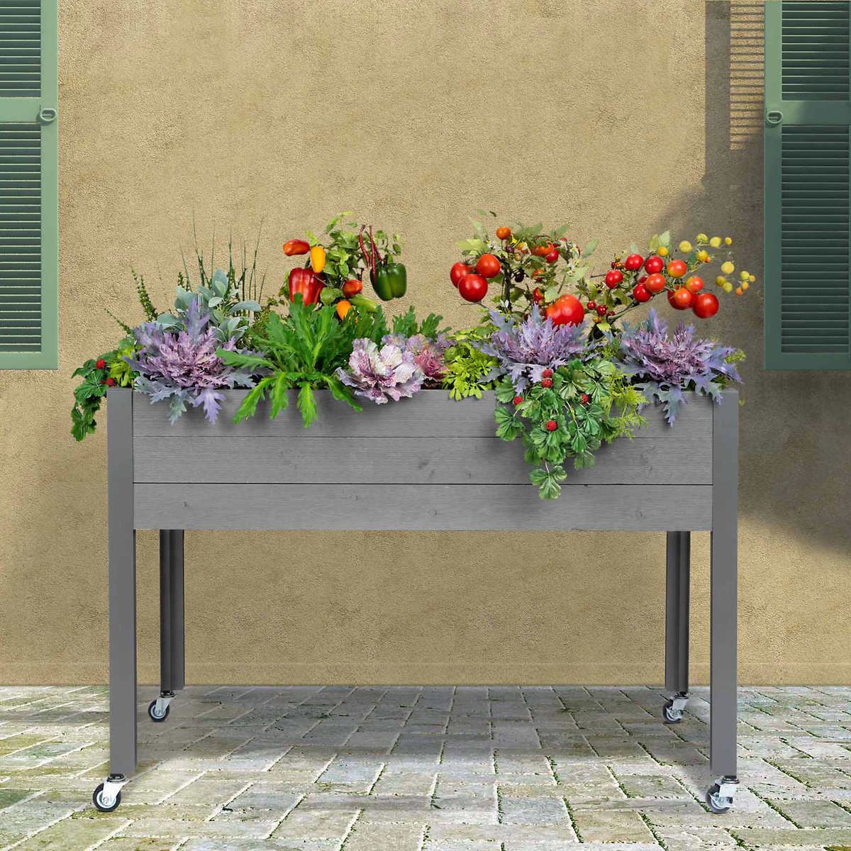 CedarCraft Self-Watering Elevated Spruce Planter