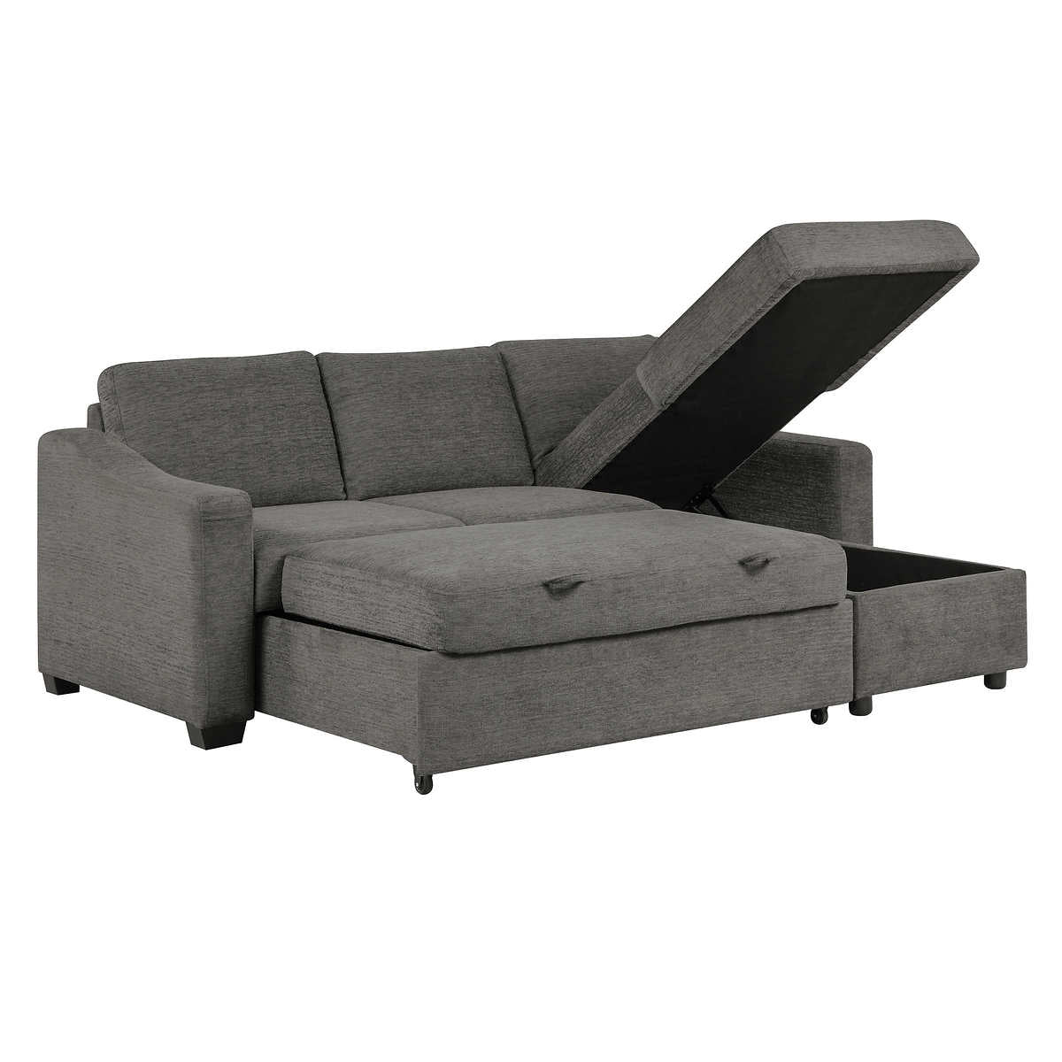 Coddle Aria Fabric Sleeper Sofa with Chaise