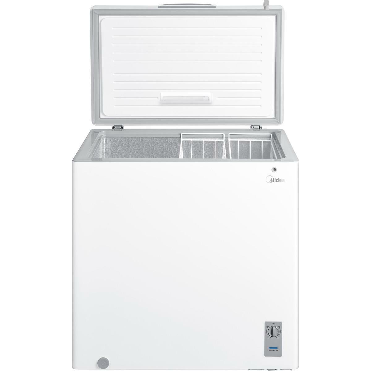 Midea Convertible Chest Freezer with Interior LED Light, 7.0 cu ft, White