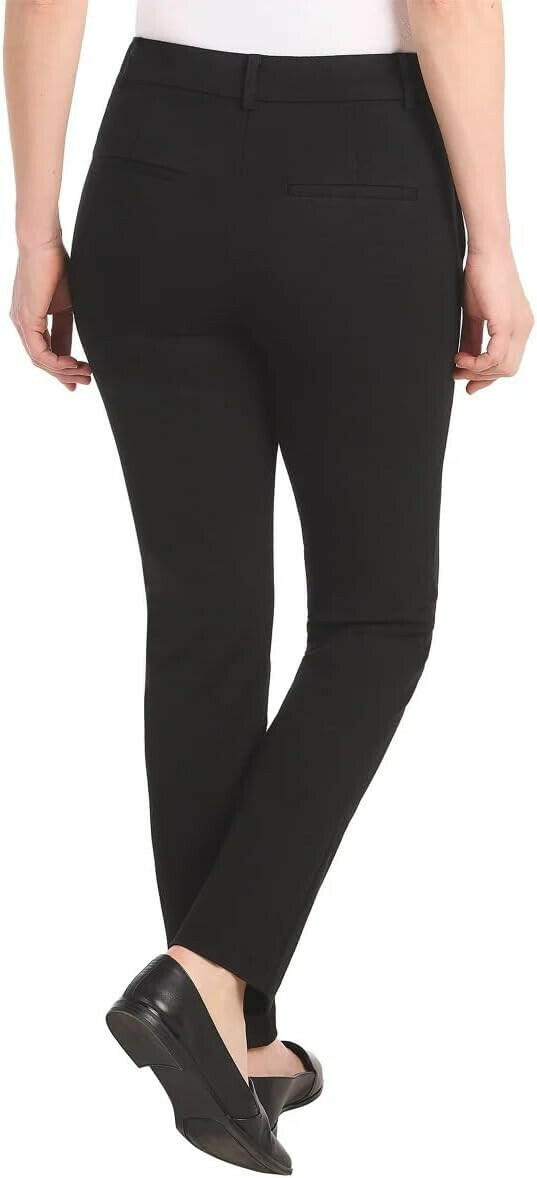 Dalia Women's Pull-On Ponte Pant with Built-in Tummy Control Panel (Medium)