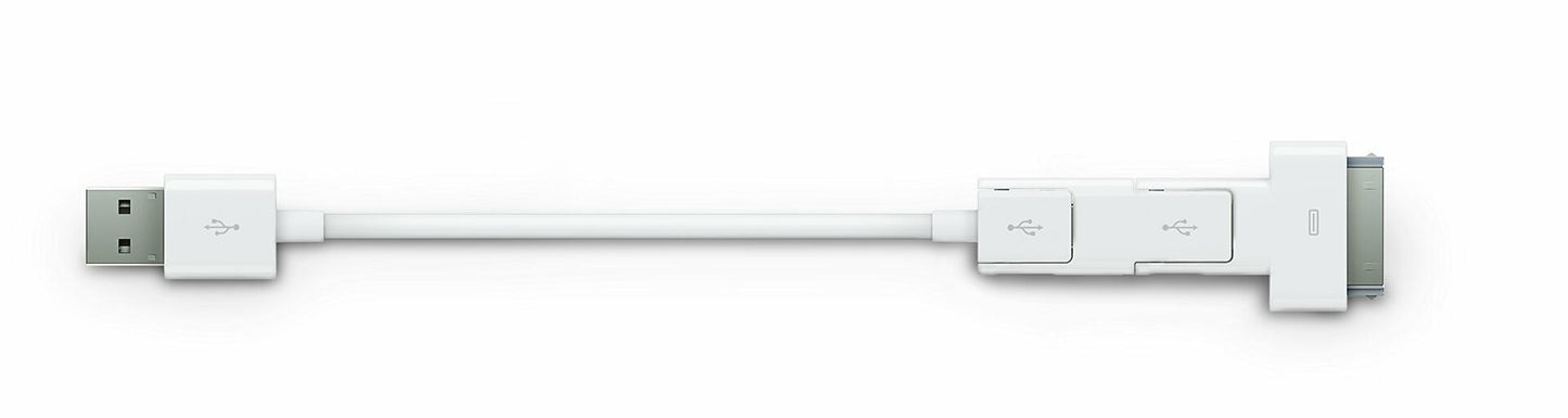 Innergie Magic Cable Trio 3-in-1 Micro USB/Mini USB/Apple 30-Pin iPod/iPhone Connectors 7.8- Inch (TACC-FMD70GR AP2)
