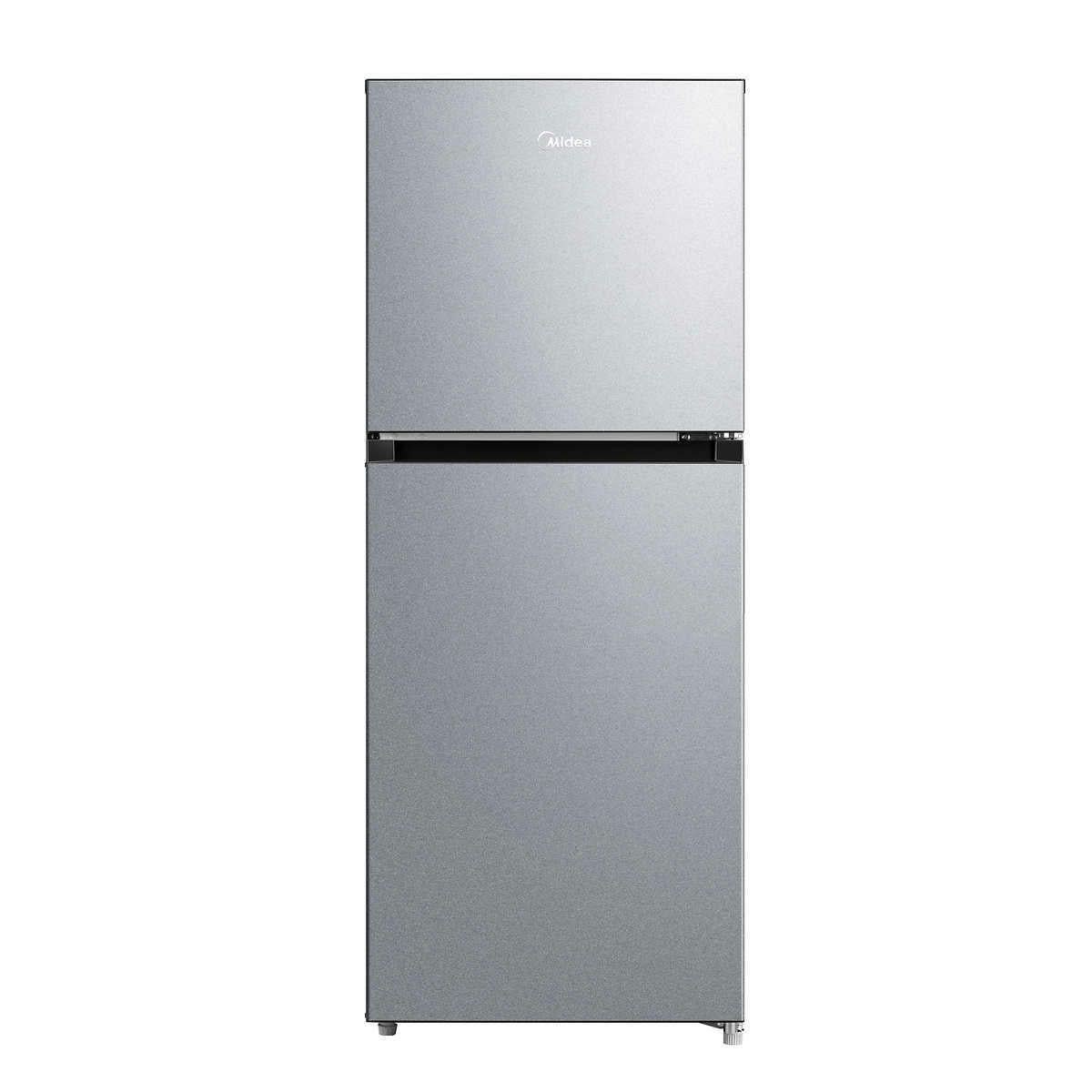 Midea Compact Refrigerator, 2-Door, 4.5 cu ft, Black and Silver