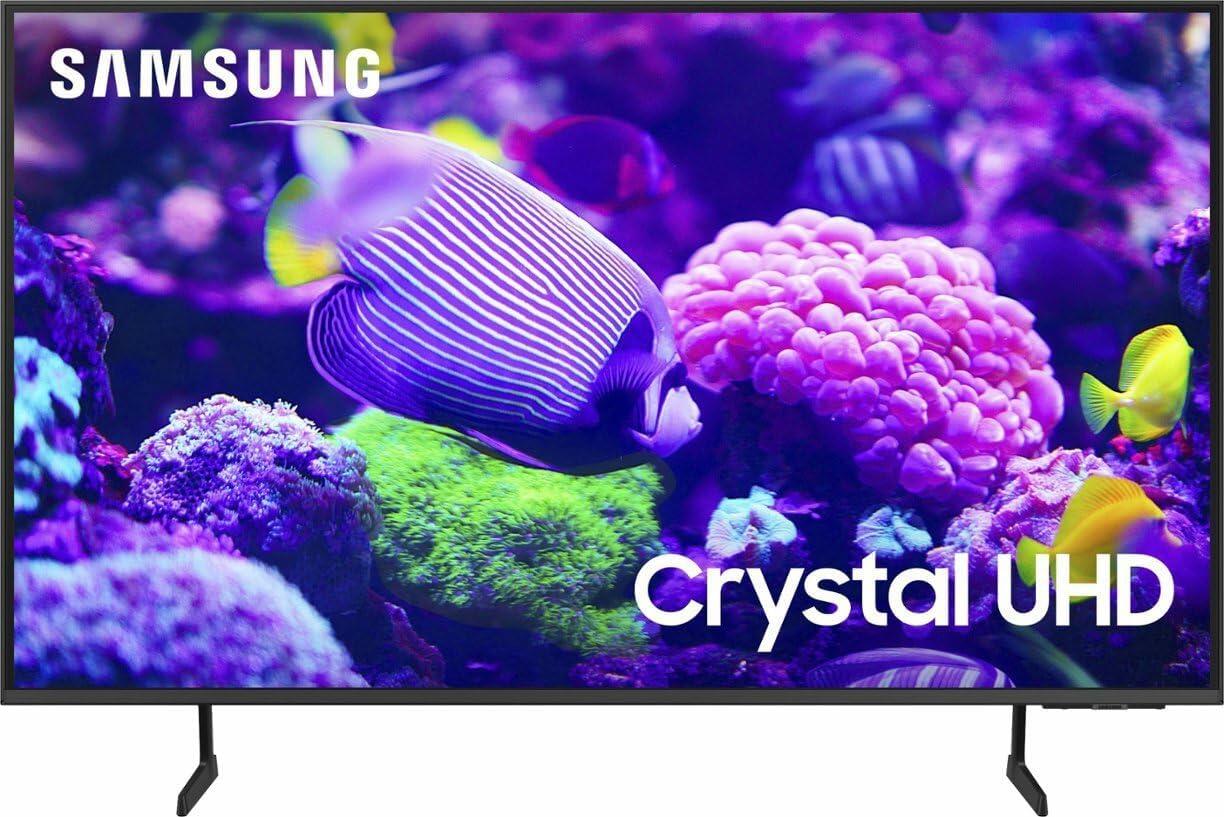 Samsung 70-Inch Class Crystal UHD 4K DU7200 Series HDR Smart TV w/Object Tracking Sound Lite, PurColor, Motion Xcelerator, Mega Contrast, Q-Symphony (UN70DU7200, 2024 Model)