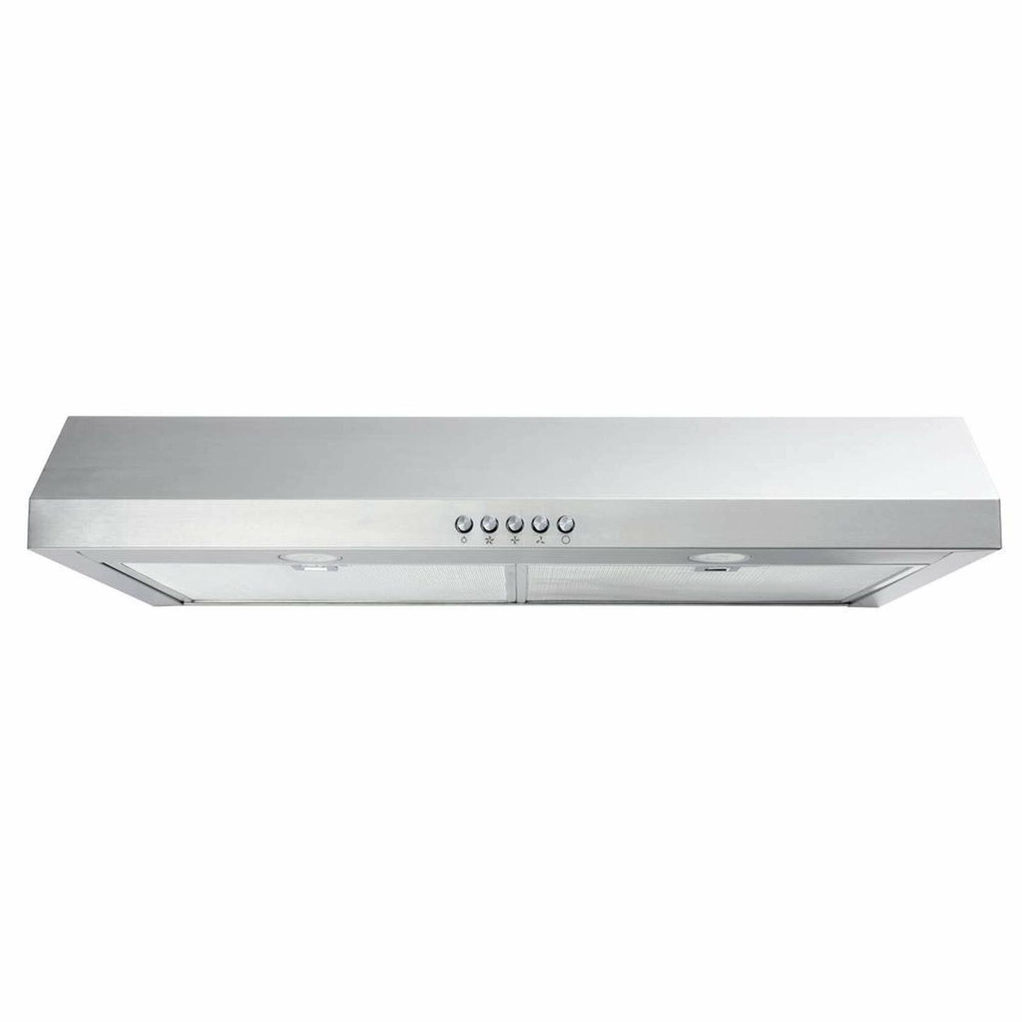 Vissani Under Cabinet Range Hood 30" Convertible Charcoal Filter Stainless Steel