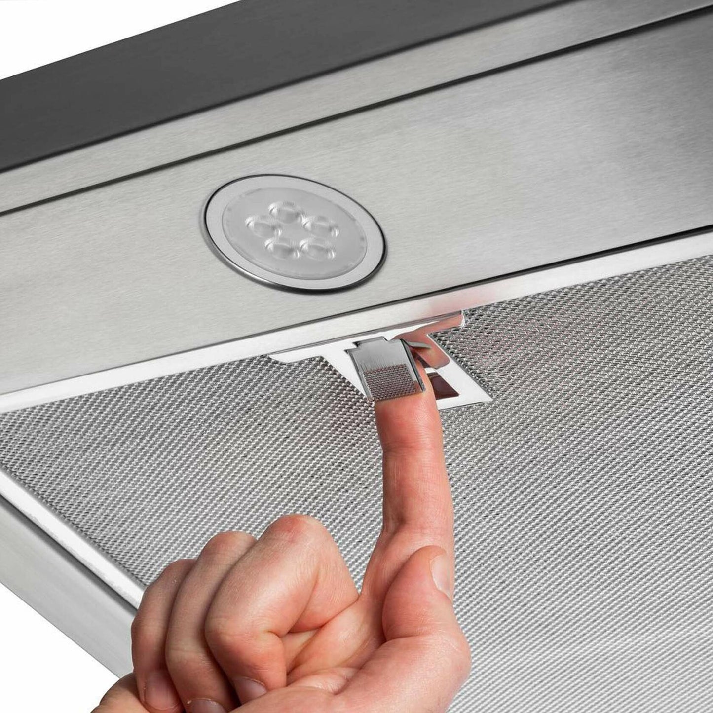 Vissani Under Cabinet Range Hood 30" Convertible Charcoal Filter Stainless Steel