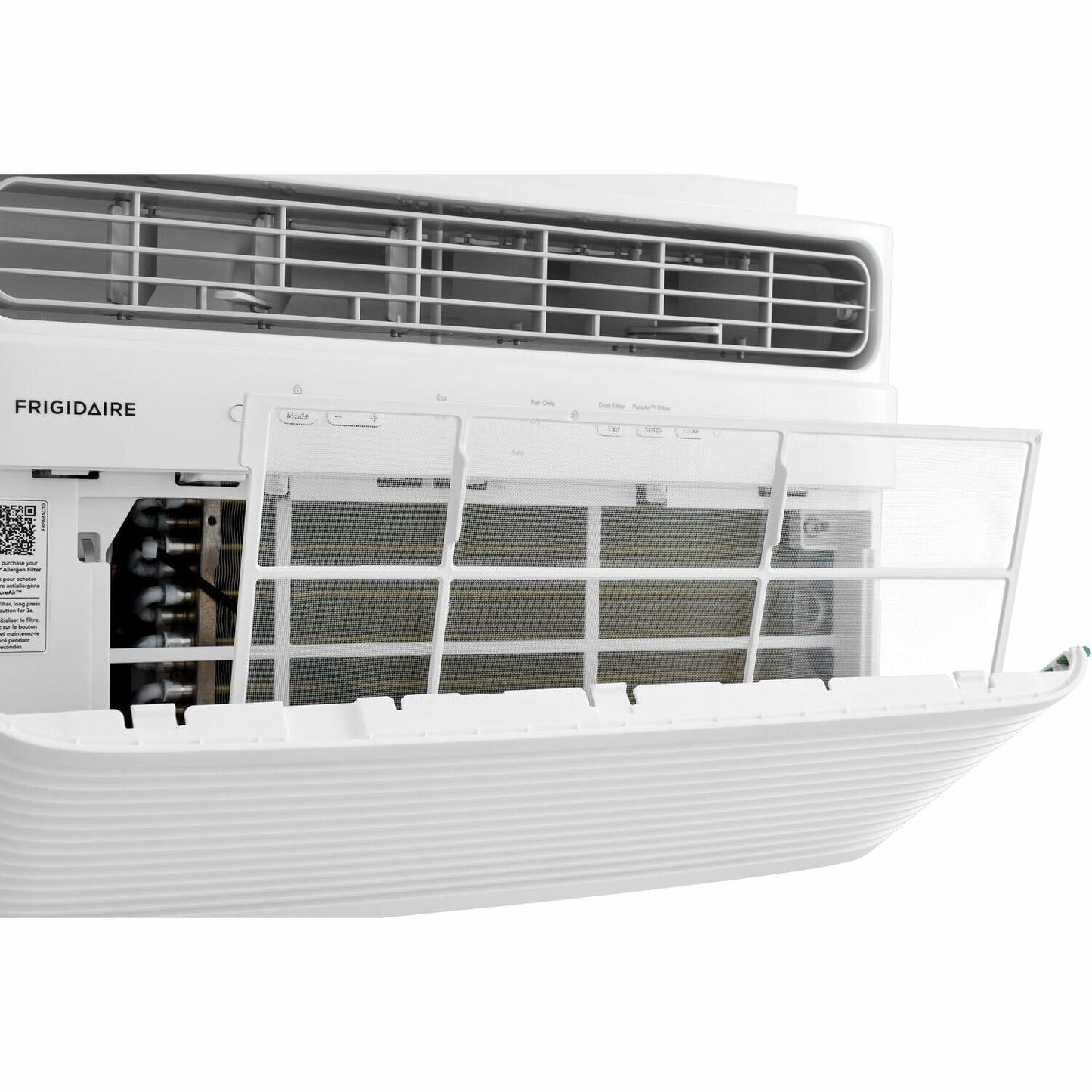 Frigidaire 8,000 BTU Window Air Conditioner & Dehumidifier, 115V, Cools up to 350 Sq. Ft. for Apartment, Dorm Room & Small/Medium Rooms, with Remote Control, Programmable Timer, and Sleep Mode, White