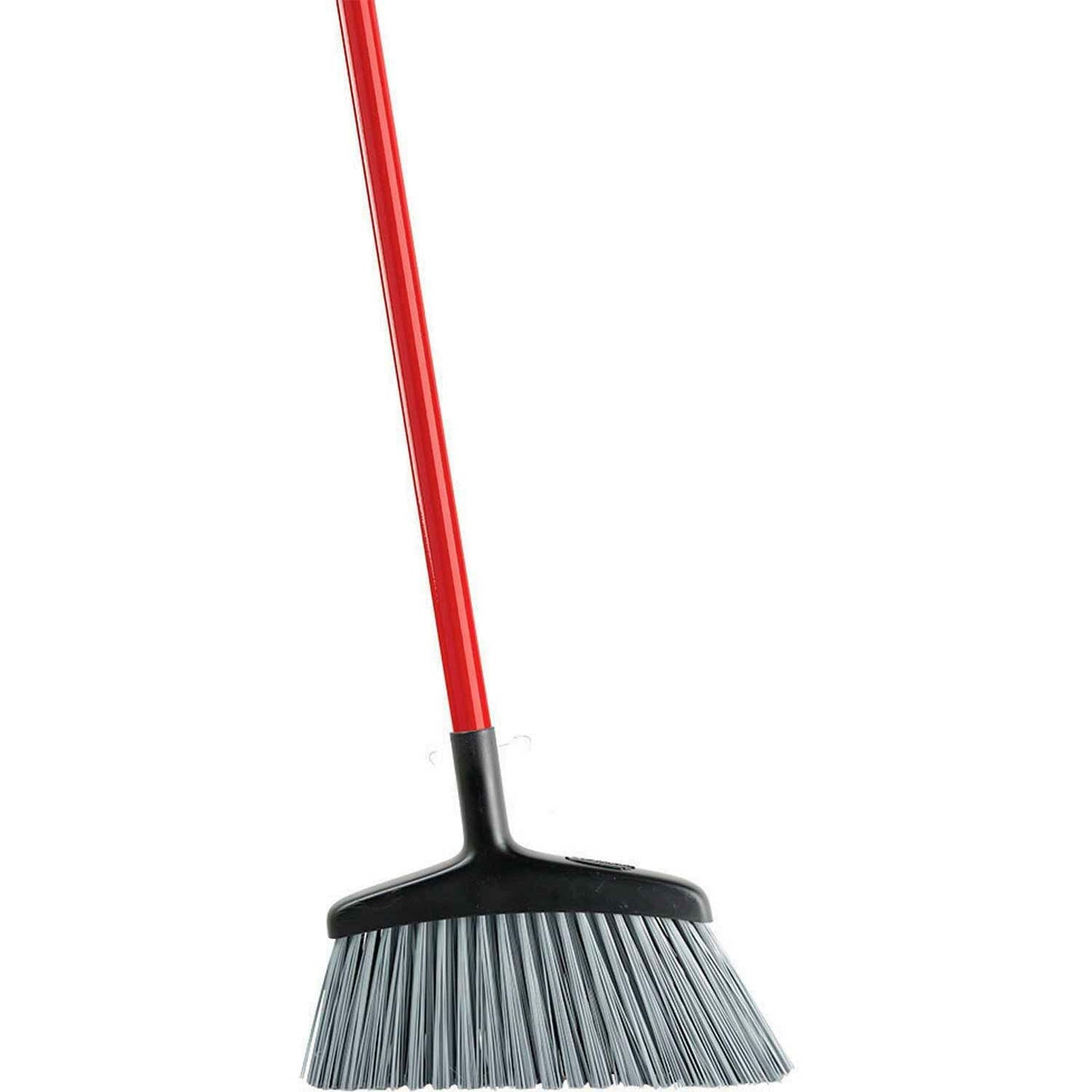 Libman 15 in. High Power Rough Surface Angle Broom with Steel Handle